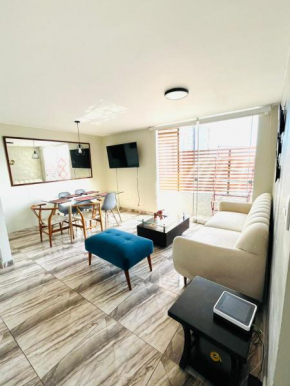 Elegante apartamento en esquina peruana en Miraflores
